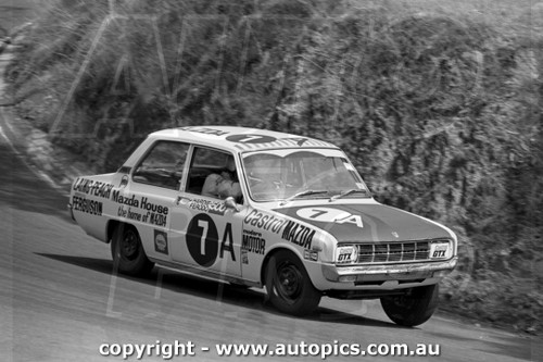 70BA10LR7046 -  Barry Ferguson & Jim Laing-Peach,  Mazda 1300 - Hardie Ferodo 500, Mount Panorama, Bathurst, 1970 - Photographer Lance J Ruting