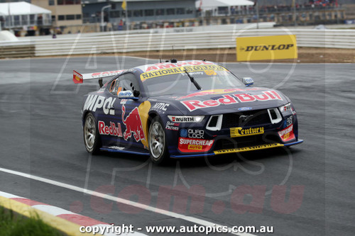 26SP05JS7006 - Broc Feeney, Ford Mustang GT, 1st Outright, Winner! - Tyrepower Tasmania Super 440, Symmons Plains International Raceway, Repco Supercars Championship, Tasmania, 2026 - Photographer James Smith