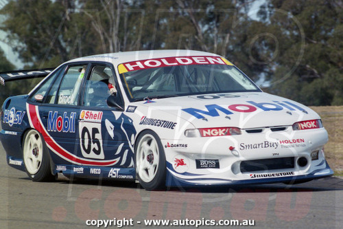 97OP11MC7004 - Peter Brock, Holden Commodore VS (HRT) Brock's Farewell - Oran Park Raceway, Narellan, New South Wales, November 16th 1997 - Photographer Marshall Cass
