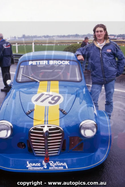 97OP11RS7022 - Peter Brock, Austin A30, Brock's Farewell - Oran Park Raceway, Narellan, New South Wales, November 16th 1997 - Photographer Ray Simpson