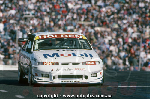 97OP11RS7019 - Peter Brock, Holden Commodore VS (HRT) Brock's Farewell - Oran Park Raceway, Narellan, New South Wales, November 16th 1997 - Photographer Ray Simpson