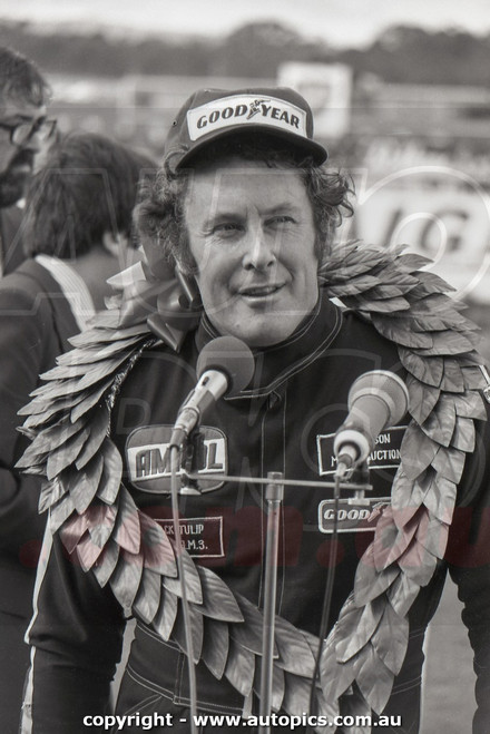 78SA09PD7026 - Graham McRae, Chevrolet V8, Winner! - Australian Gold Star, Sandown International Motor Raceway, 10th September, 1978 - Photographer Peter D'Abbs