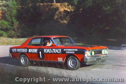 70220 - Fred Gibson  Ford Falcon  GTHO - Hume Weir 14th June 1970 - Photographer Jeff Nield
