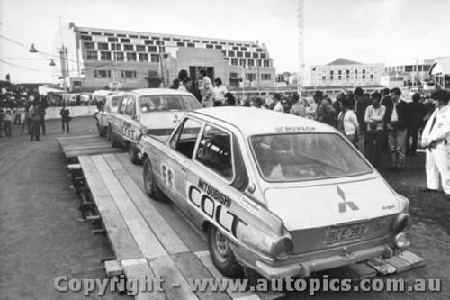 70968 - B. LLoyd and A .Browne -  Mitsubishi Colt - Ampol Trial 1970