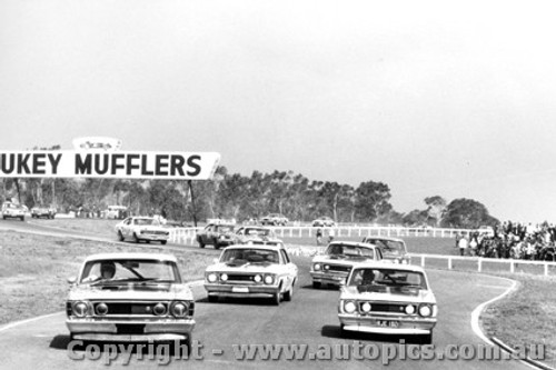 69082 - Gibson / Seton - Knight / Lamer - Roddy / Carter - Mcphee  Ford Falcon XW GTHO  - 14th Sandown 1969