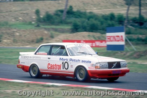 86016 - Robbie Francevic  Volvo 240 Turbo  - Amaroo 1986