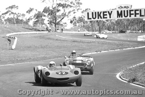 69473 - Charles Occhipinti Elfin Mallala / Doug Whiteford Datsun 2000 SR311 - Sandown 16th February 1969 - Photographer Peter D  Abbs