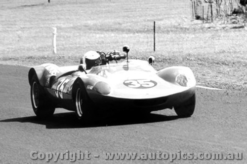 70473 - Charles Occhipinti Elfin Mallala  - Phillip Island 24th January 1970 - Photographer Peter D  Abbs