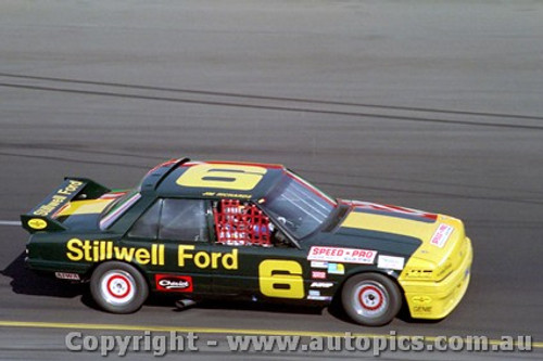 88060 - Jim Richards Ford Falcon - The first meeting at the  Calder Park Thunderdome  February 1988 - Photographer Darren House