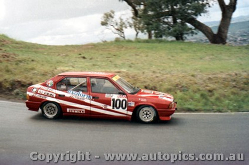 87770 - Giorgio Francia / Daniele Toppoli Alfa Romeo 33 - Bathurst 1987 - Photographer Lance Ruting