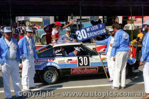 80816  - P. McLeod / M. Brewster - Mazda RX7 - Completed 65 laps -  Bathurst 1980 - Photographer Lance J Ruting