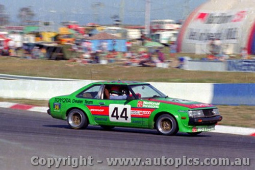 80832  - P. Williamson / P. Quinn Toyota Celica  Completed 129 Laps -  Bathurst 1980 - Photographer Darren House