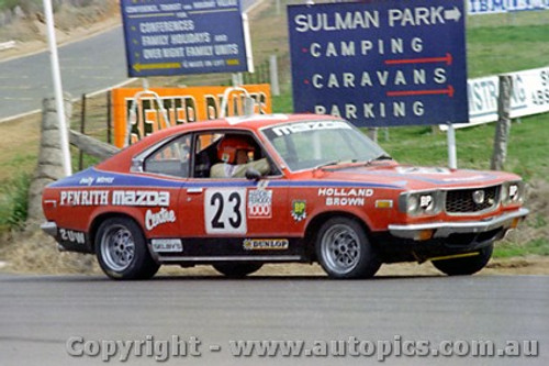 76791 - D. Holland / L. Brown  Mazda RX3 -  Bathurst 1976 - Photographer Lance J Ruting