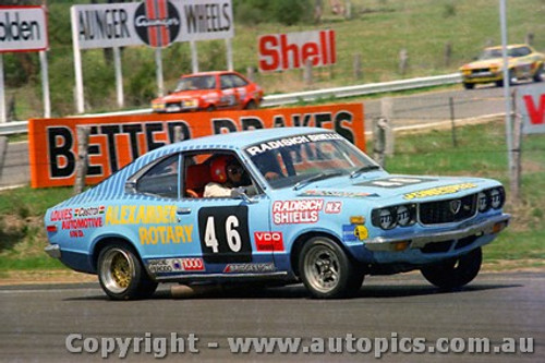 77803  - T. Shiells / D. Holland  Mazda RX3  -  Bathurst 1977 - Photographer Lance J Ruting