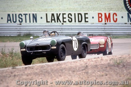 66453 -  Austin Healey Sprite  -  Lakeside 1966 - Photographer John Stanley