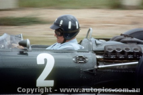 66566 -  Graham Hill - BRM -  Tasman Series  Lakeside 1966 - Photographer John Stanley