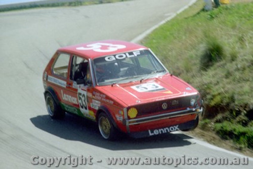 78844 - Chris Heyer / Rudi Dahlhauser  - VW Golf - Bathurst 1978 - Photographer Lance  Ruting