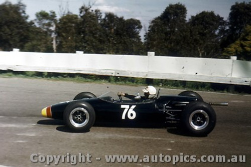 66572  - John Harvey Repco Brabham  Ford - Sandown Tassman Series 1966 - Photographer Peter D Abbs