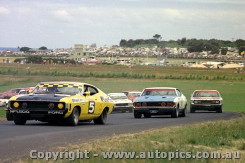 73121  - J. Goss  Ford Falcon XA GT -  Phillip Island   1973 -Photographer  Peter D Abbs