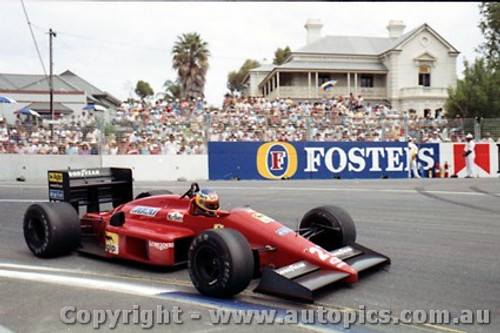 87504 - Michele Alboreto Ferrari F187 - AGP Adelaide 1987 - Photographer Darren House