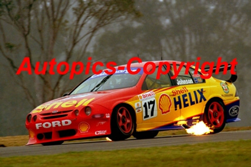 202041 - S. Johnson  Ford Falcon AU - Oran Park 2002 - Photographer Craig Clifford