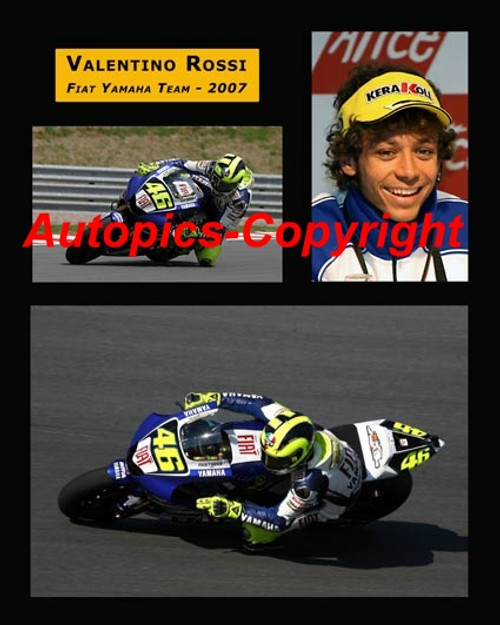 464 - Valentino Rossi  -  A collection of three photos from 2007