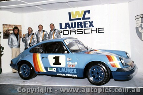 76415 -The Launch of Pete  Ian  Geoghegan s Laurex Porsche - March 1976 -  Photographer Lance  Ruting.