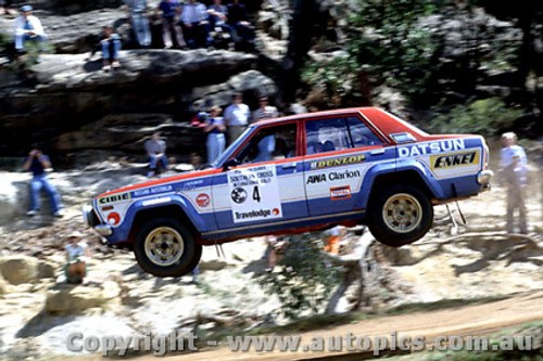 79958 - Datsun Stanza - Southern Cross Rally Port Macquarie 1979- Photographer Lance Ruting