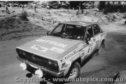 78903 - Ross Dunkerton / Adrian Mortimer  - Datsun Stanza - 1978 - Southern Cross Rally - Photographer Lance J Ruting