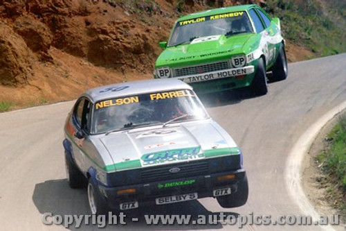 79798 - Lawrie Nelson Tony Farrell  - Ford Capri -  Alan Taylor / Kevin Kennedy - Holden Torana A9X - Bathurst 1979 - Photographer Lance J Ruting