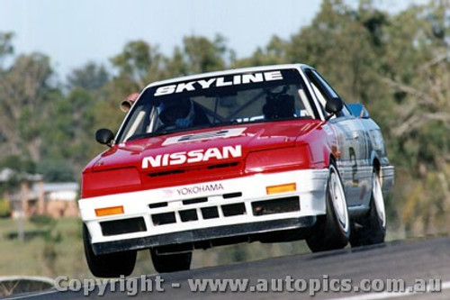 89042 - Jim Richards - Nissan Skyline - Lakeside 1989