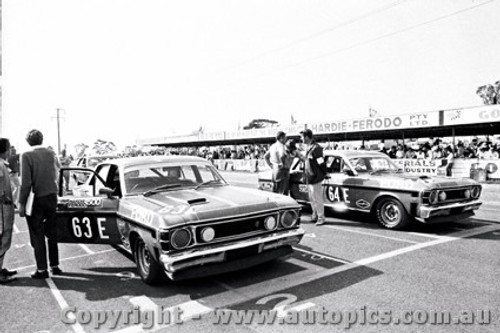 70807 - B. McPhee and A. Moffat -  Ford Falcon   XW GTHO -  Bathurst 1970  - Photographer Lance J Ruting