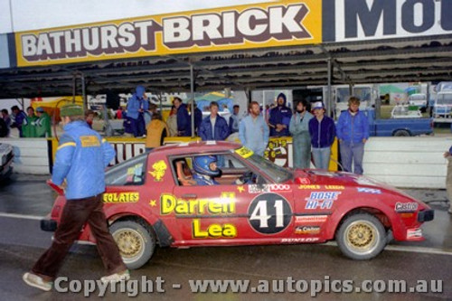 81799  -  B. Jones / G. Leeds  -  Bathurst 1981 - Mazda RX7- Photographer Lance J Ruting