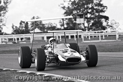 69558 - N. Allen McLaren M4A FVA - 4th May 1969 - Photographer Lance Ruting