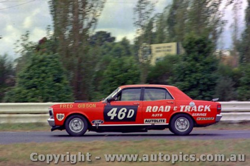 72231 - Fred Gibson Ford Falcon XY - Sandown 20th February 1972 - Photographer Peter D Abbs