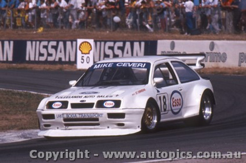 90013 - Mike Ceveri -  Ford Sierra  - Winton 1990 - Photographer Darren House