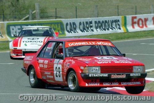 82814 - J. Donnelly / I. McGee  - Ford Falcon XD  - Bathurst 1982 - Photographer Lance J Ruting