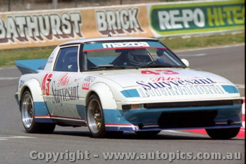 82834 - A. Moffat / Y. Katayama - Mazda RX7- Bathurst 1982 - Photographer Lance J Ruting