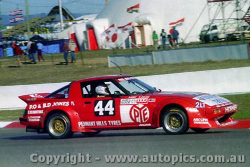 82836 - P. Jones / B. Skelton - Mazda RX7- Bathurst 1982 - Photographer Lance J Ruting