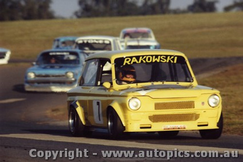 84061 - Ted Raczkowski Hillman Imp  Oran Park 1984 - Photographer Lance J Ruting