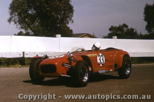 67499a - J. Wood  Lotus Super 7 - Sandown 1966 - Photographer Peter D Abbs