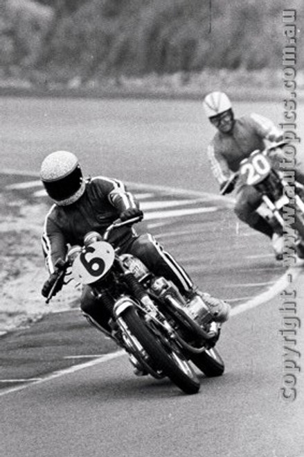 70306 - Craig Brown / Roger Jackson Honda CB750 - 2nd Place with 308 laps completed - Castrol Six Hour - Amaroo 18th October 1970 - Photographer Lance J Ruting