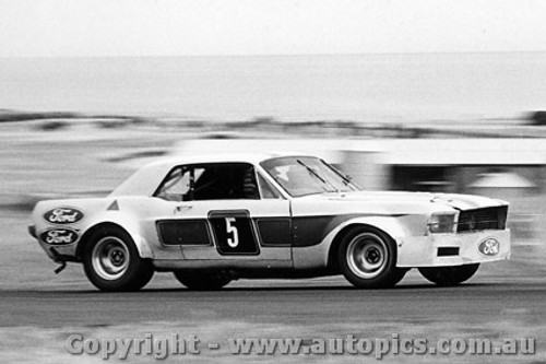 74114 - Bob Gill Ford Mustang Phillip Island 1974  - Photographer Peter D Abbs