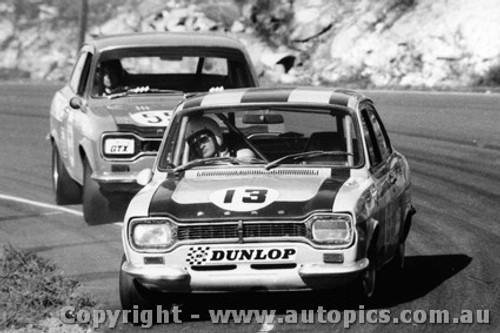 74122 - Bob Holden & Barry Seton Ford Escort -  Amaroo - 1974 - Photographer Lance J Ruting