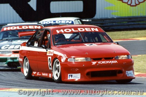 96016 - Mark Skaife  Holden Commodore  - Sandown  1996 - Photographer Ray Simpson