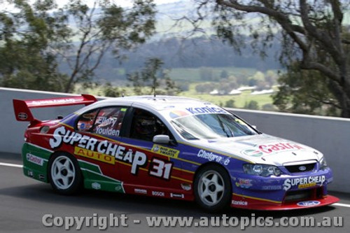 203710 - S. Ellery / L. Youlden - Ford Falcon BA - Bathurst  2003 - Photographer Jeremy Braithwaite