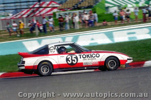 83824 - Philip Alexander / Ron Gillard Mazda RX7 -  Bathurst 1983 - Photographer Lance J Ruting