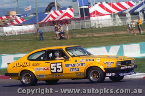 83845 - Barry and Glenn Seton - Ford Capri -  Bathurst 1983 - Photographer Lance Ruting