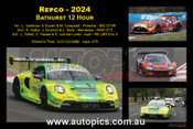 24401-1 - A Collage of the First Three Place Getters - Repco Bathurst 12 Hour -  Winners 2024