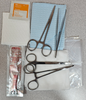 25004-040 Cardinal Health™ 13 Piece Laceration Tray with Alcohol, PVP-I Prep Pad and Webster Needle Holder, Smooth Jaw, Large Ring, 5 In, Case of 20